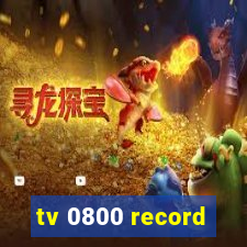 tv 0800 record